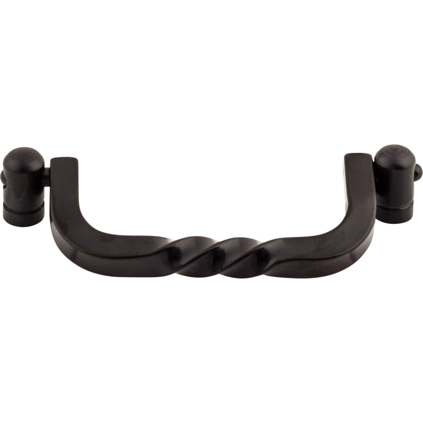 Top Knobs Twist Drop Handle - Patina Black