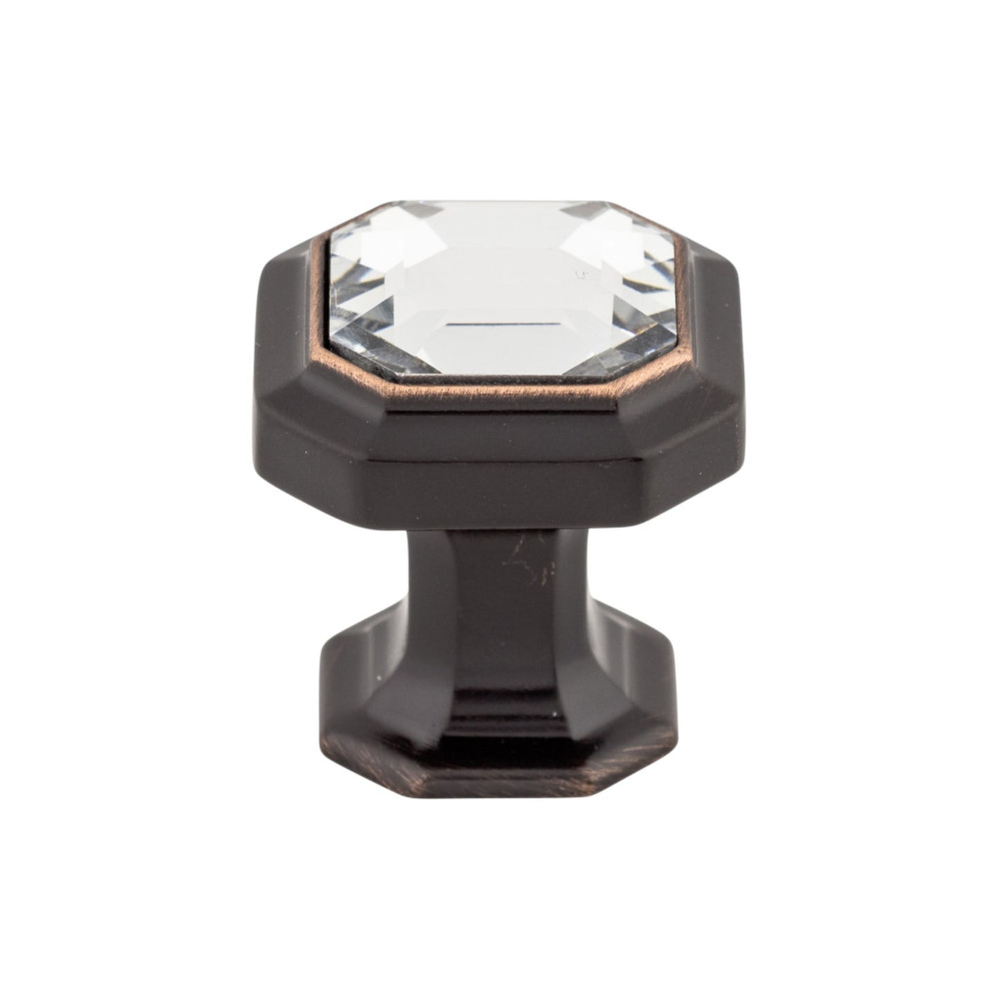 Crystal Emerald Square Knob