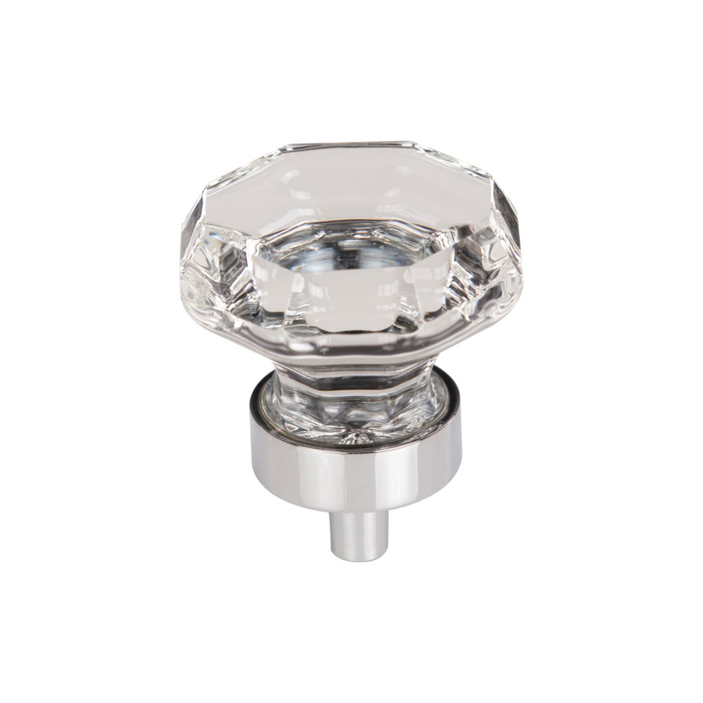 Top Knobs Clear Octagon Crystal Diameter Round Knob