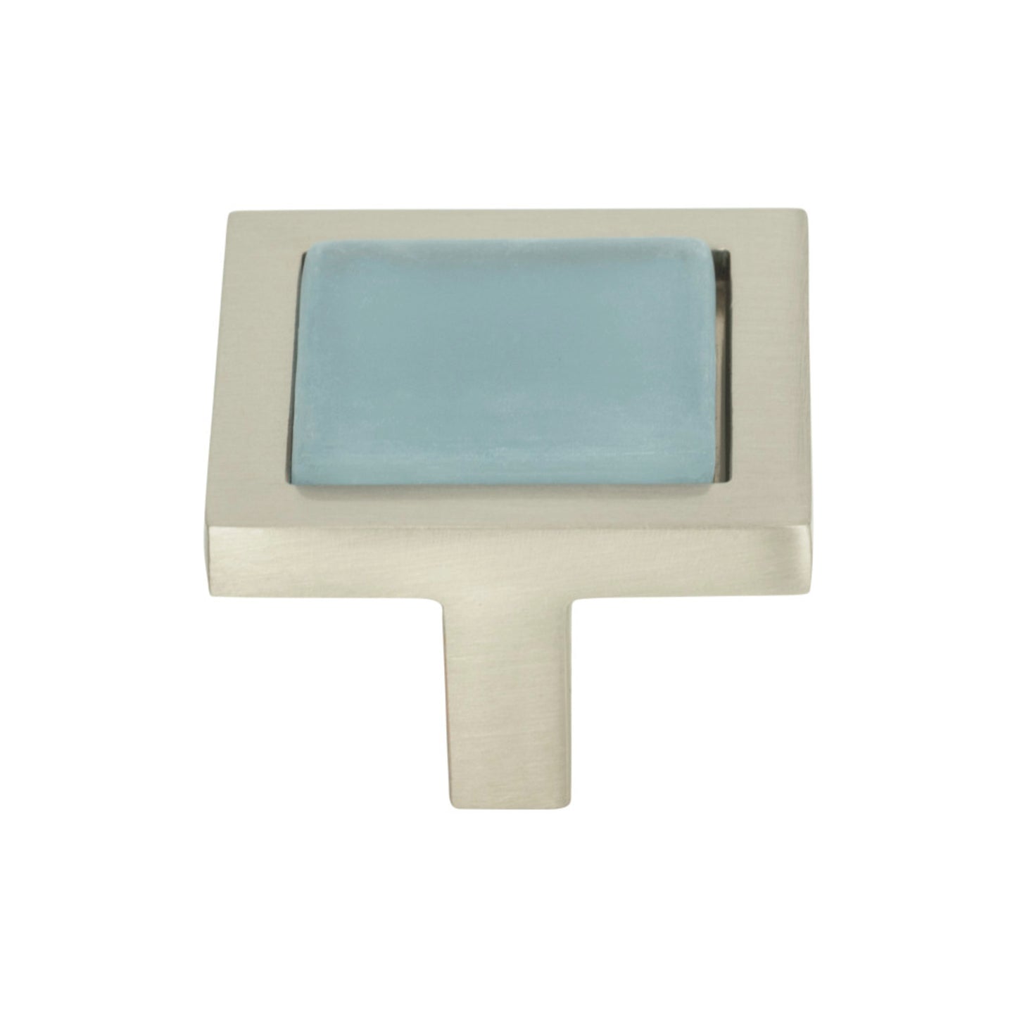 Spa 1 3/8" Length Square Knob - Blue