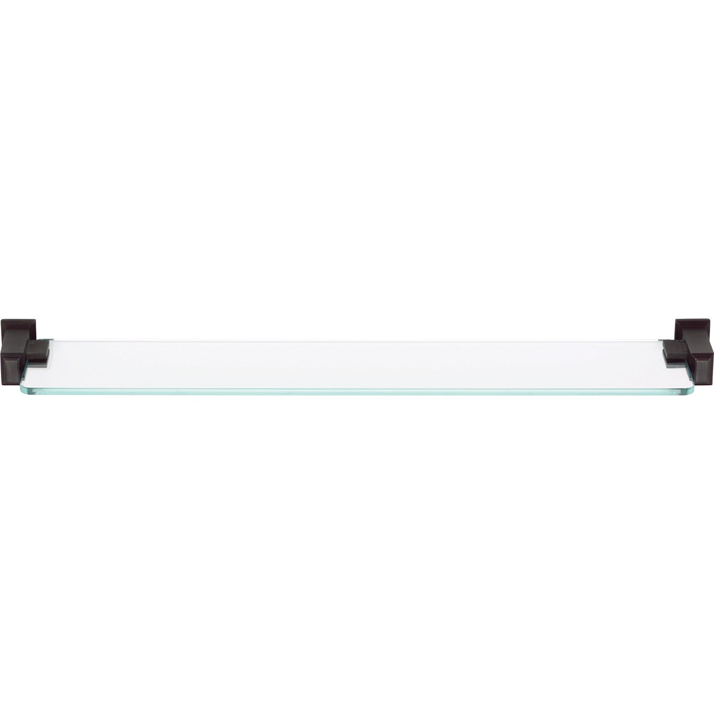 Atlas Sutton Place Bath Glass Shelf Inches Venetian Bronze - Venetian Bronze
