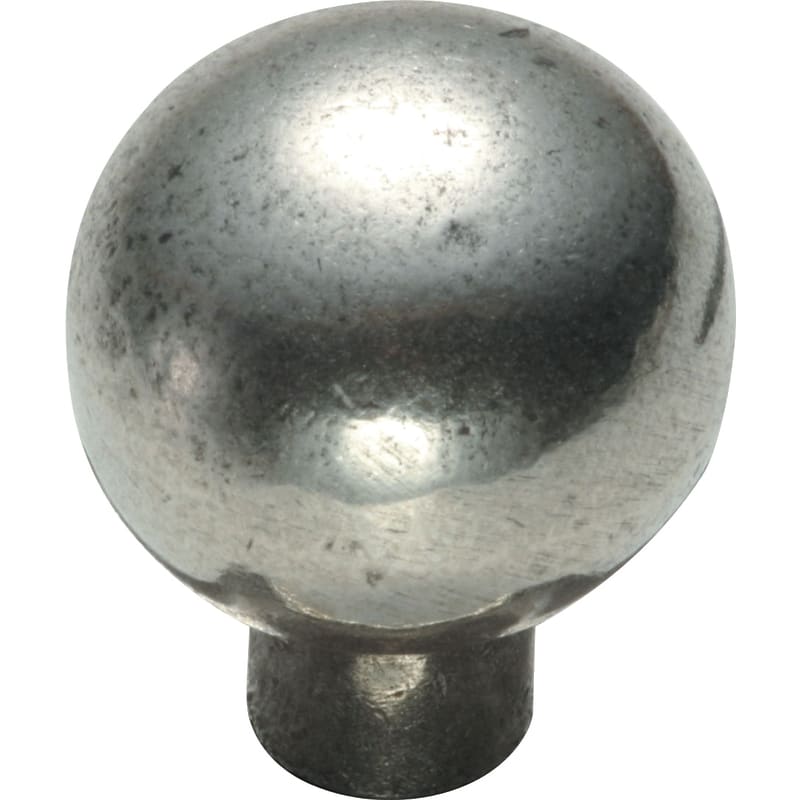 Ashley Norton Globe (Ball) Pewter Cabinet Knob - Pewter