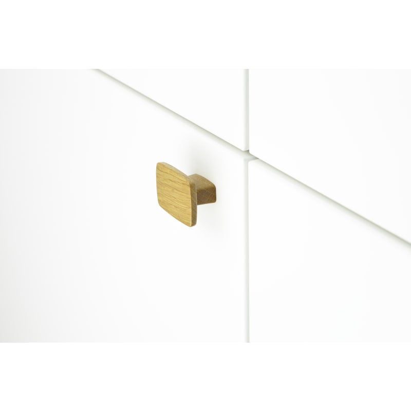 Designer Wood Rectangular Cabinet Knob