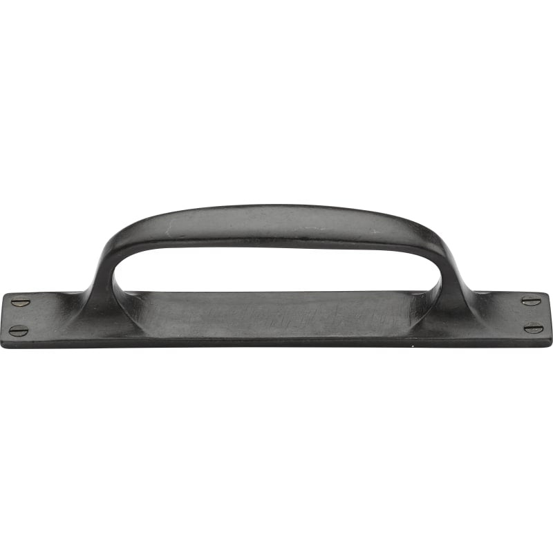 Front Mounted Kitchen Cabinet Pull with Integrated Backplate