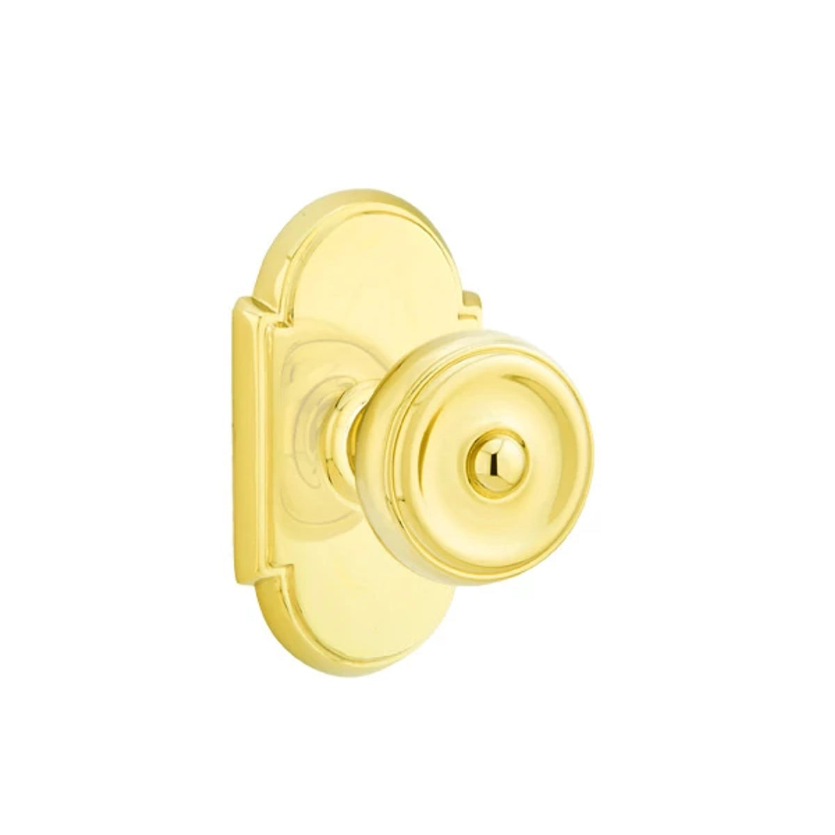 Waverly Key In Knob – unlacquered-brass