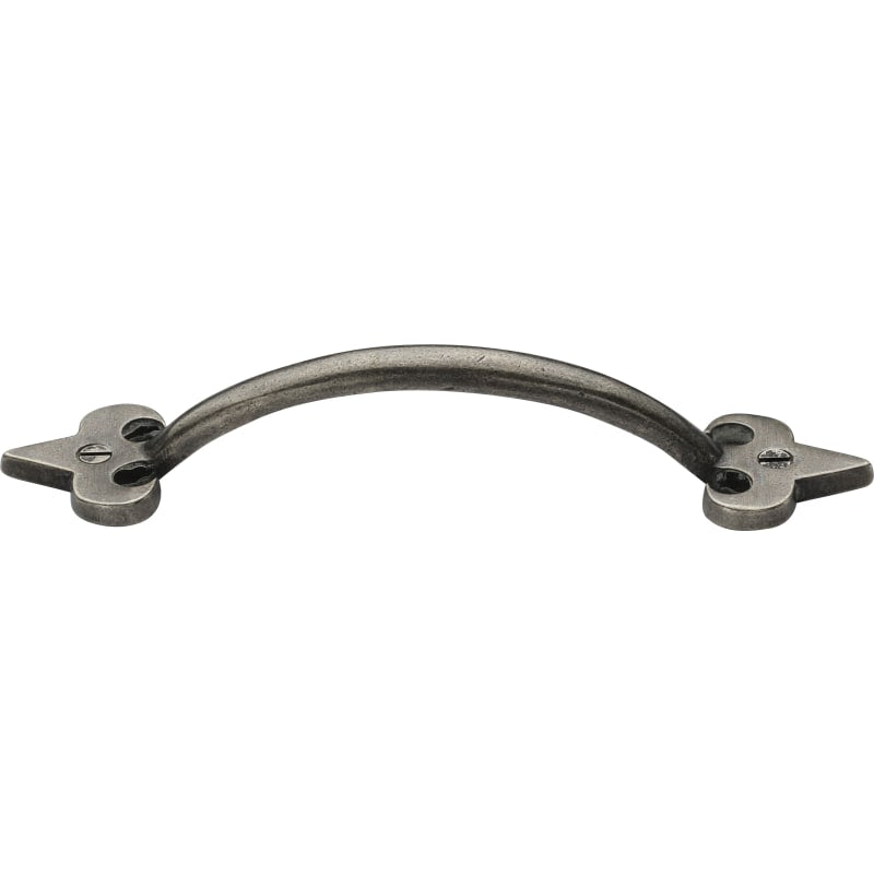 Front Mounted Fleur-de-lis Cabinet Pull