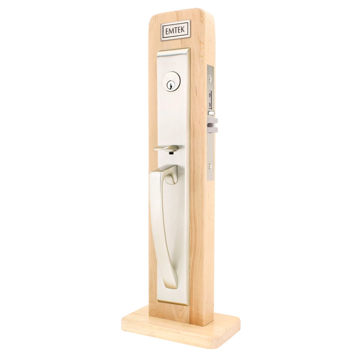 Hera Full Length Mortise Entry Set – Satin Nickel