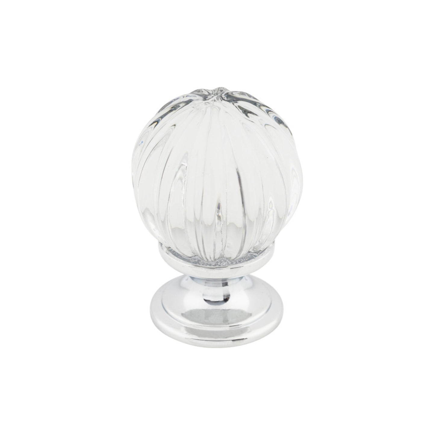 Top Knobs Clear Melon Crystal Diameter Round Knob