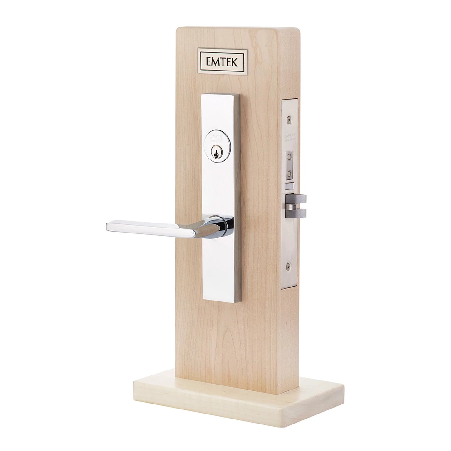 Brisbane Knob-by-Knob / Lever-by-Lever Mortise Entry Set – Polished Chrome
