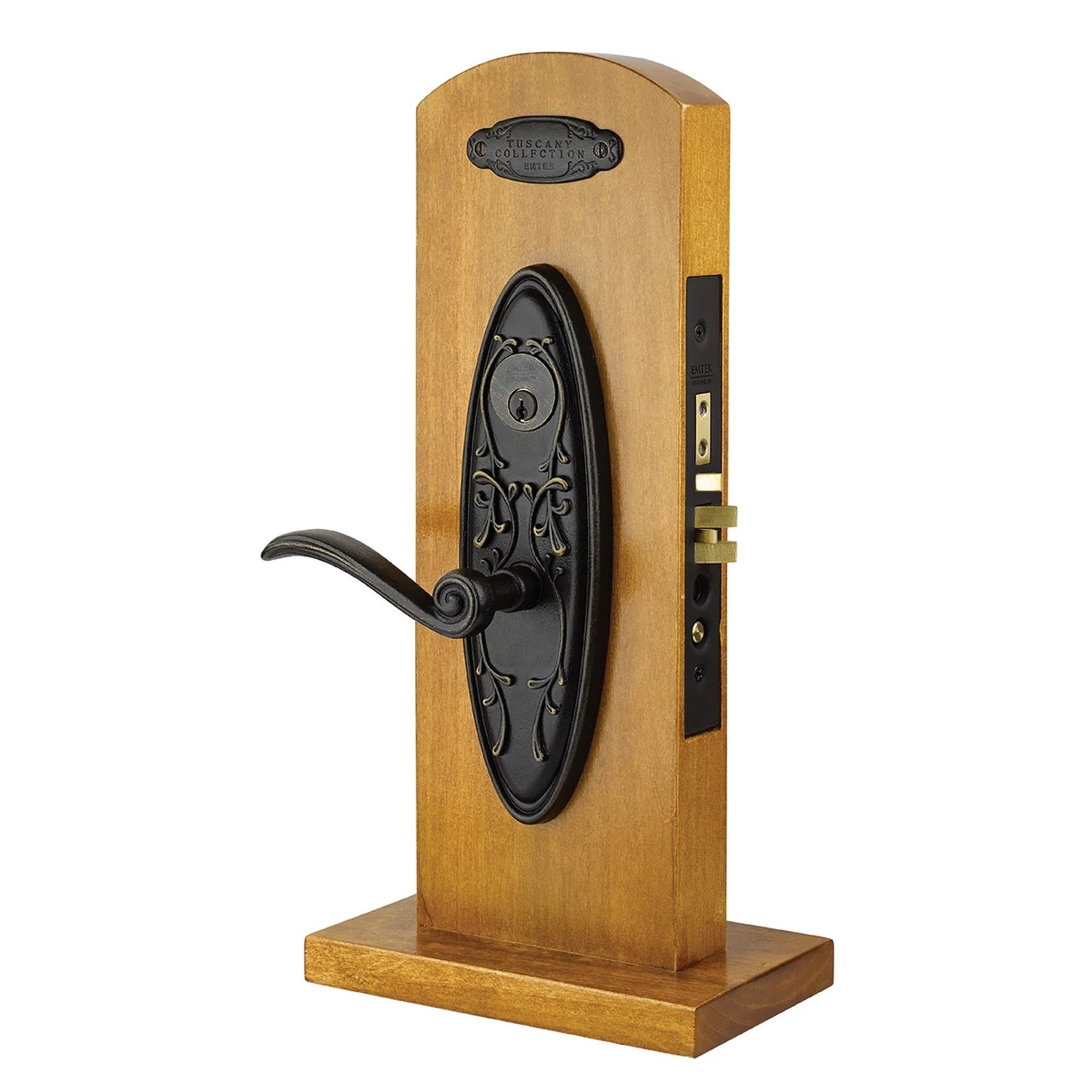 Da Vinci Knob-by-Knob / Lever-by-Lever Mortise Entry Set – Medium Bronze