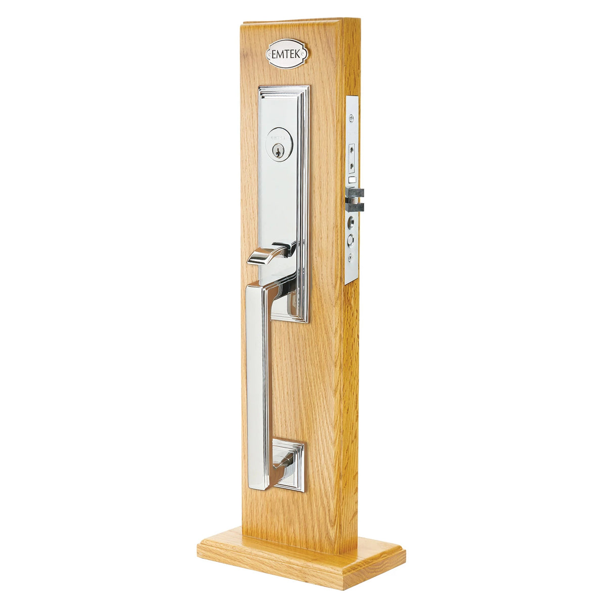 Manhattan Monolithic Mortise Entry Set – Polished Chrome