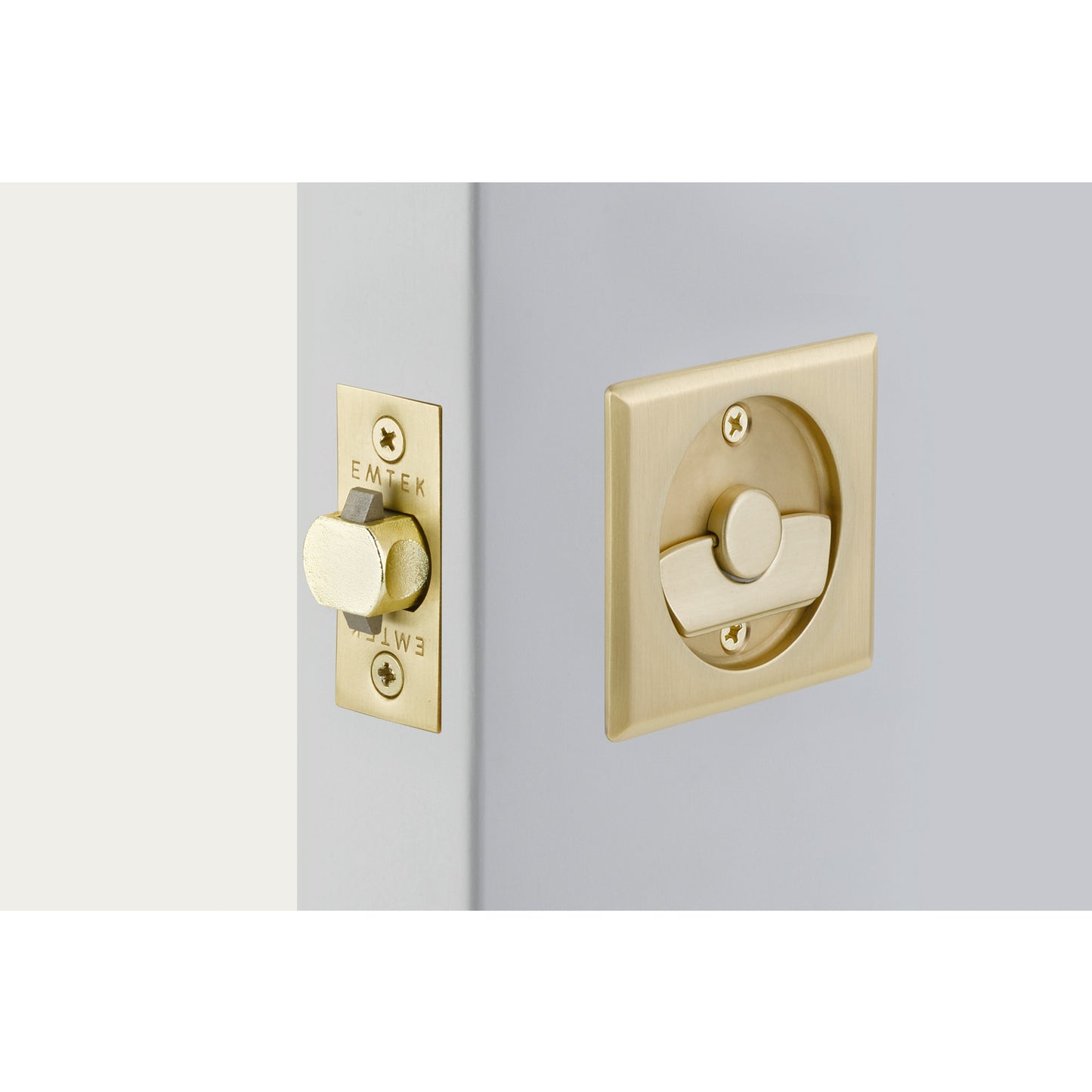 Square Pocket Door Tubular Lock