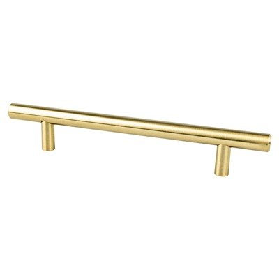 Berenson Tempo Bar Pull - 128mm (5-1/16 in) - Modern Brushed Gold