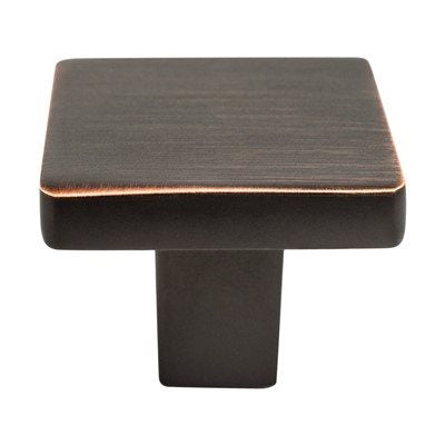 Berenson Contemporary Advantage One Square Knob - Verona Bronze