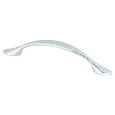 Berenson Transitional Advantage Three Rounded End Pull - 96mm (3-25/32 in) - Polished Chrome