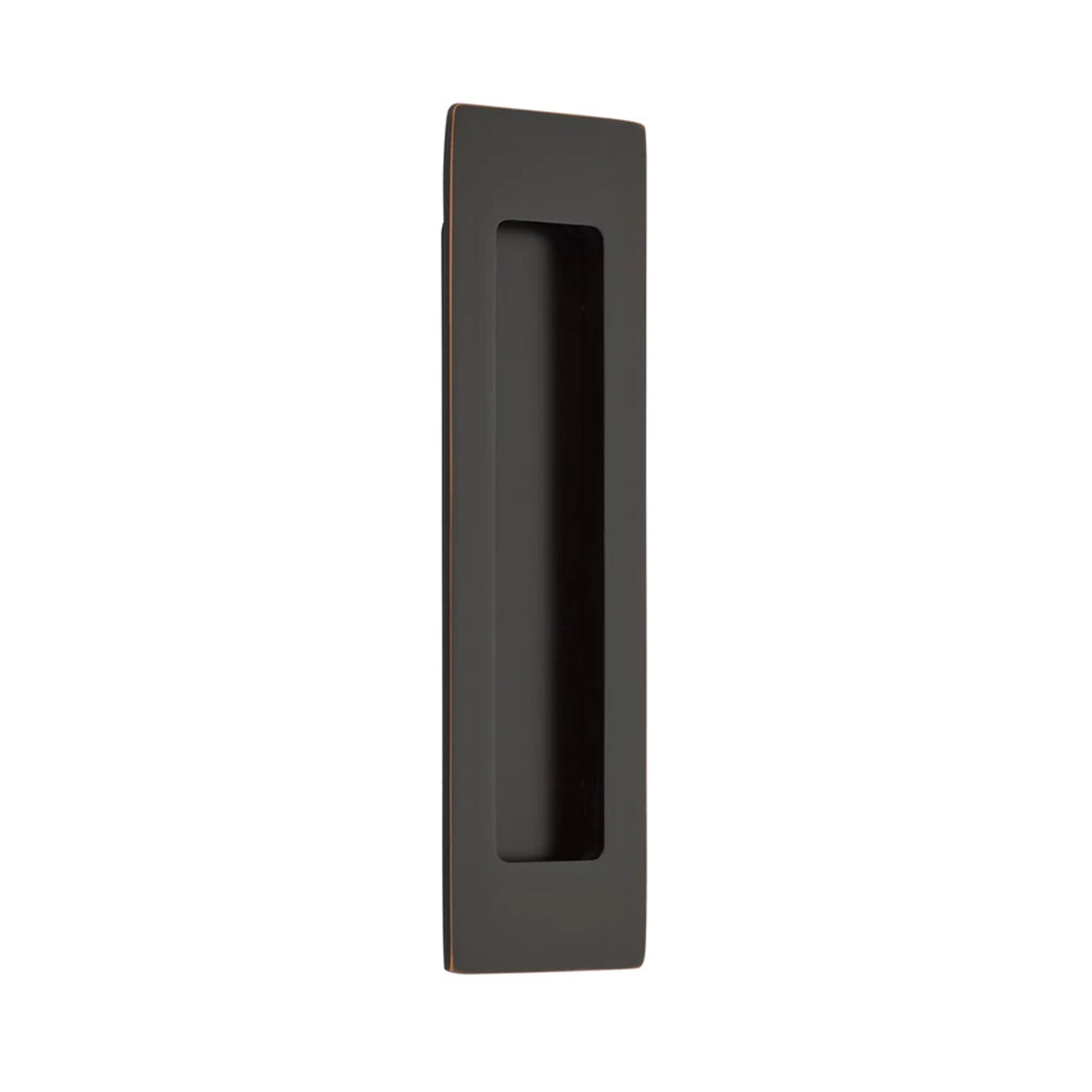 Modern Rectangular Flush Pull with Surface Screws