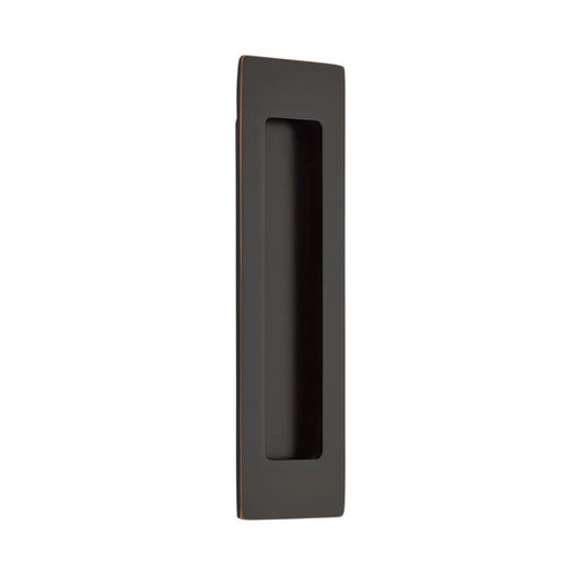 Modern Rectangular Flush Pull with Surface Screws