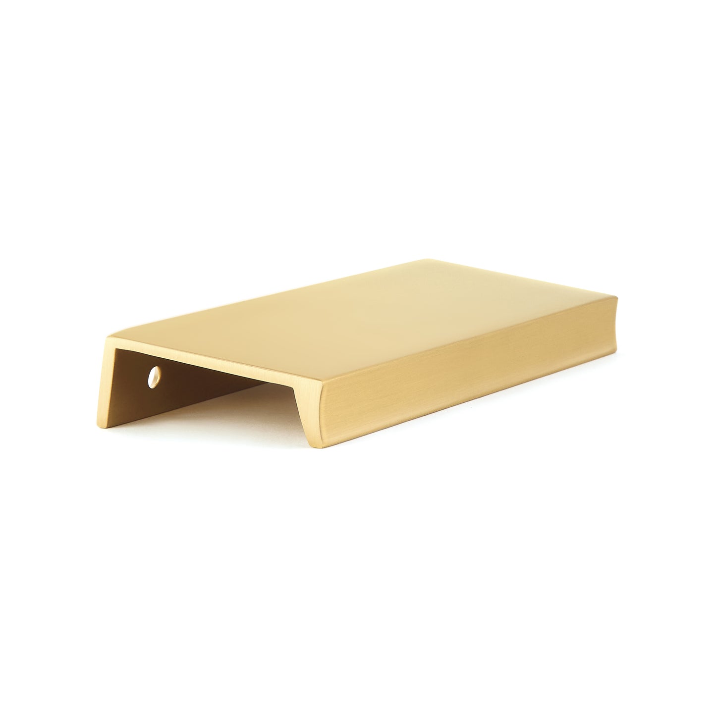Schaub Sabre Edge Pull 4" Satin Brass