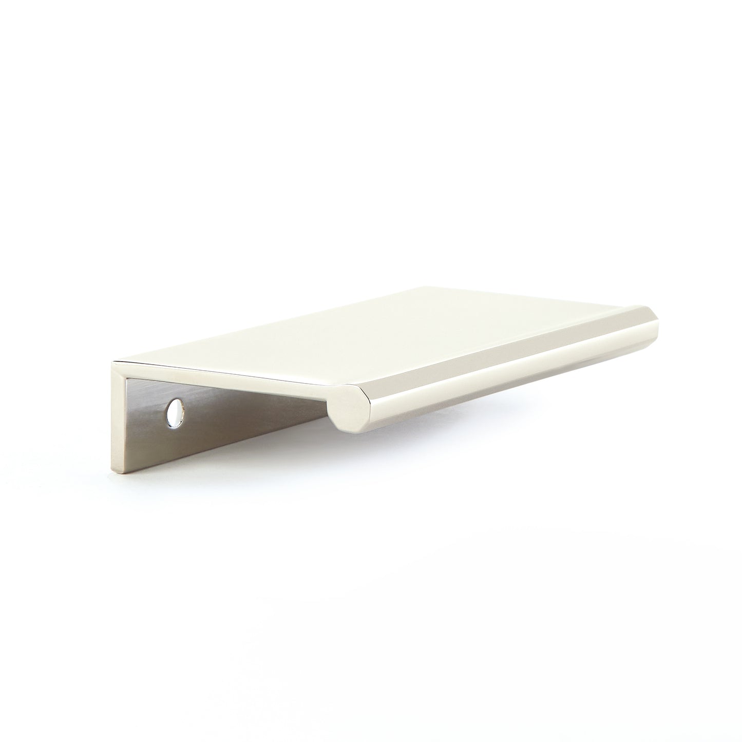 Schaub Baker Edge Pull 3" Polished Nickel