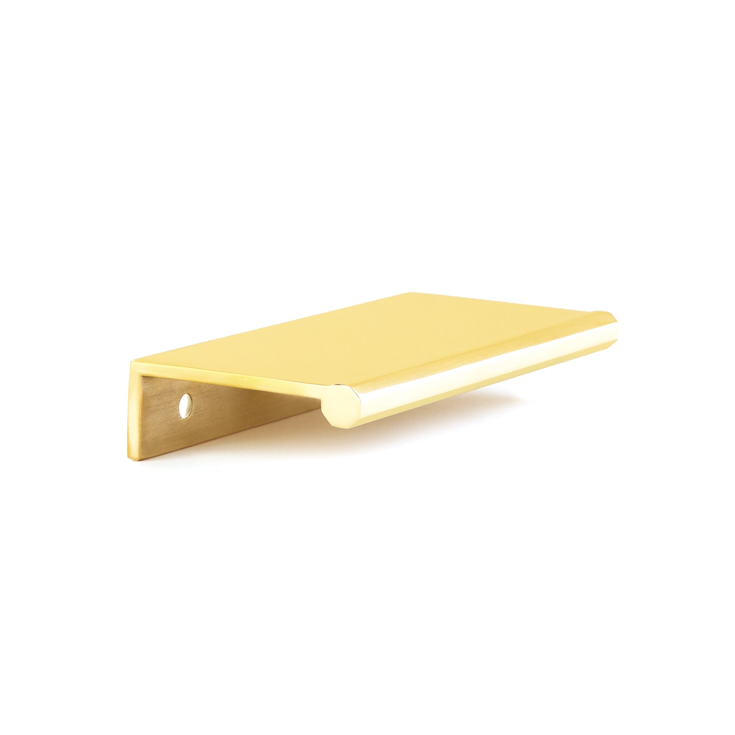 Schaub Baker Edge Pull 3" Unlacquered Brass