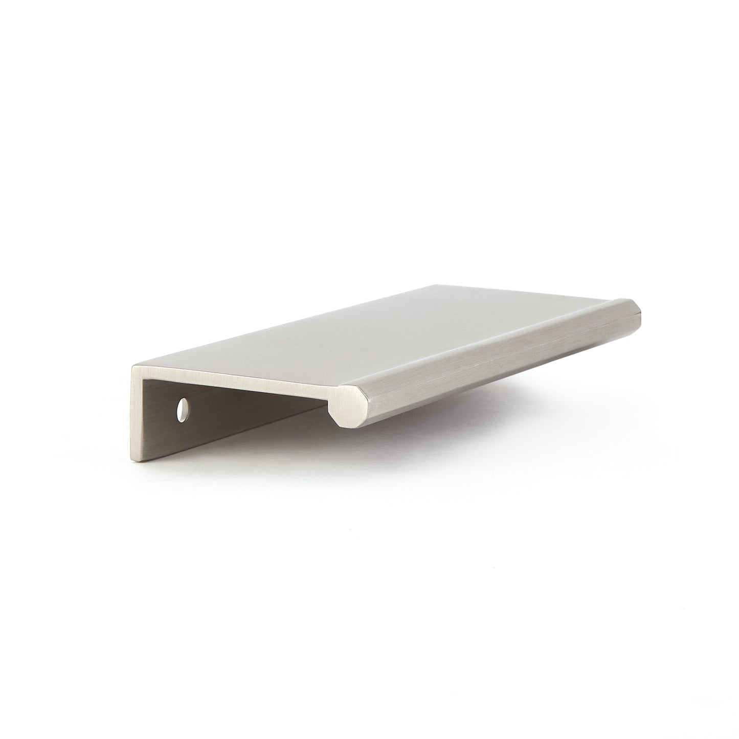 Schaub Baker Edge Pull 4" Brushed Nickel