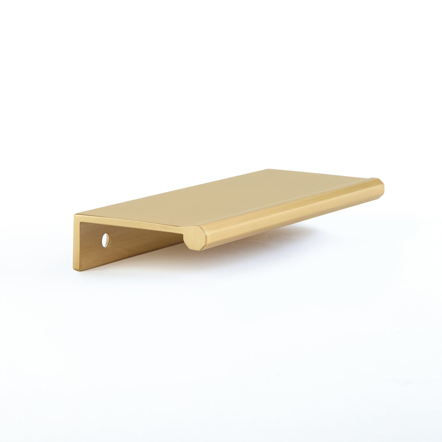 Schaub Baker Edge Pull 4" Satin Brass