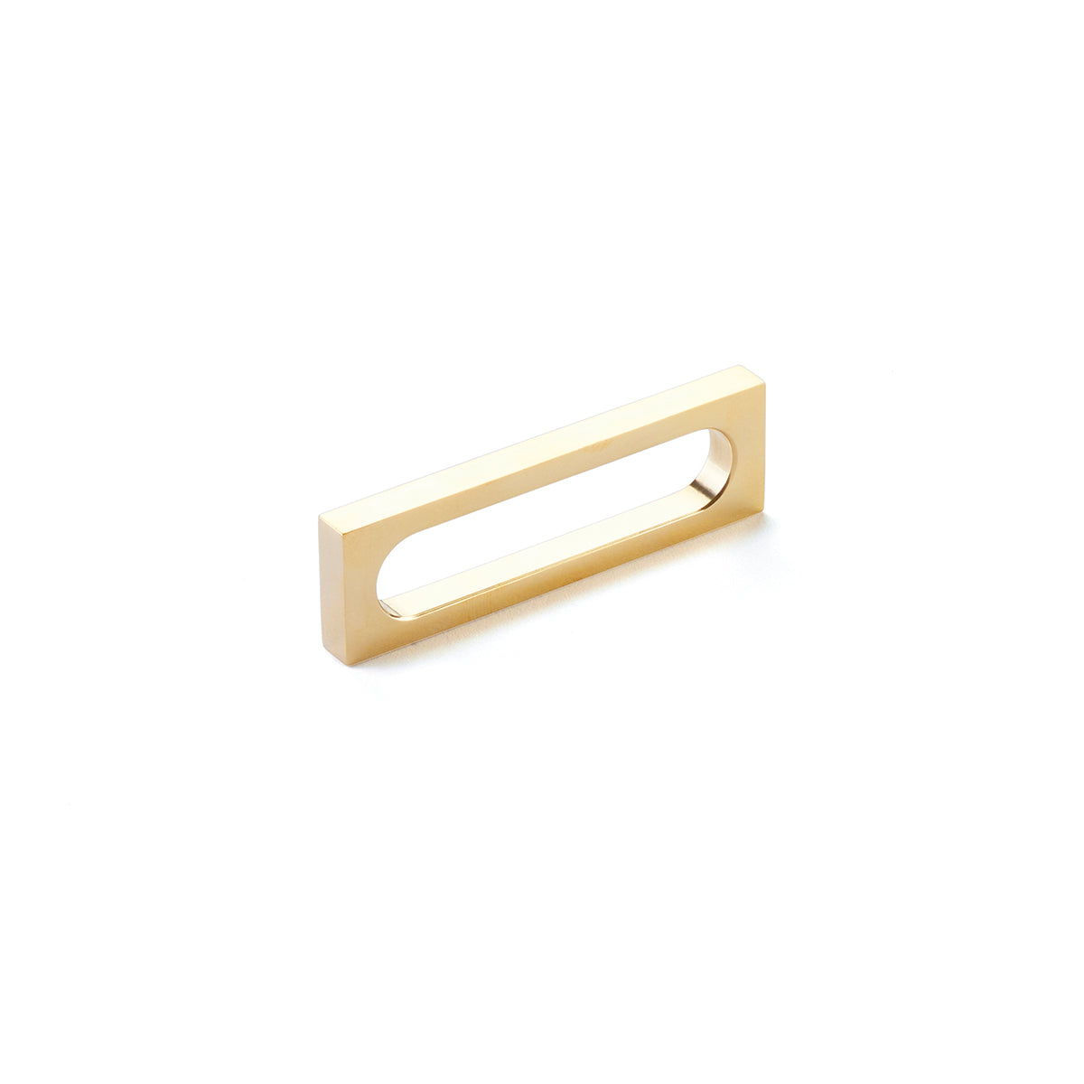 Schaub Cafe Pull 3-1/2" Unlacquered Brass
