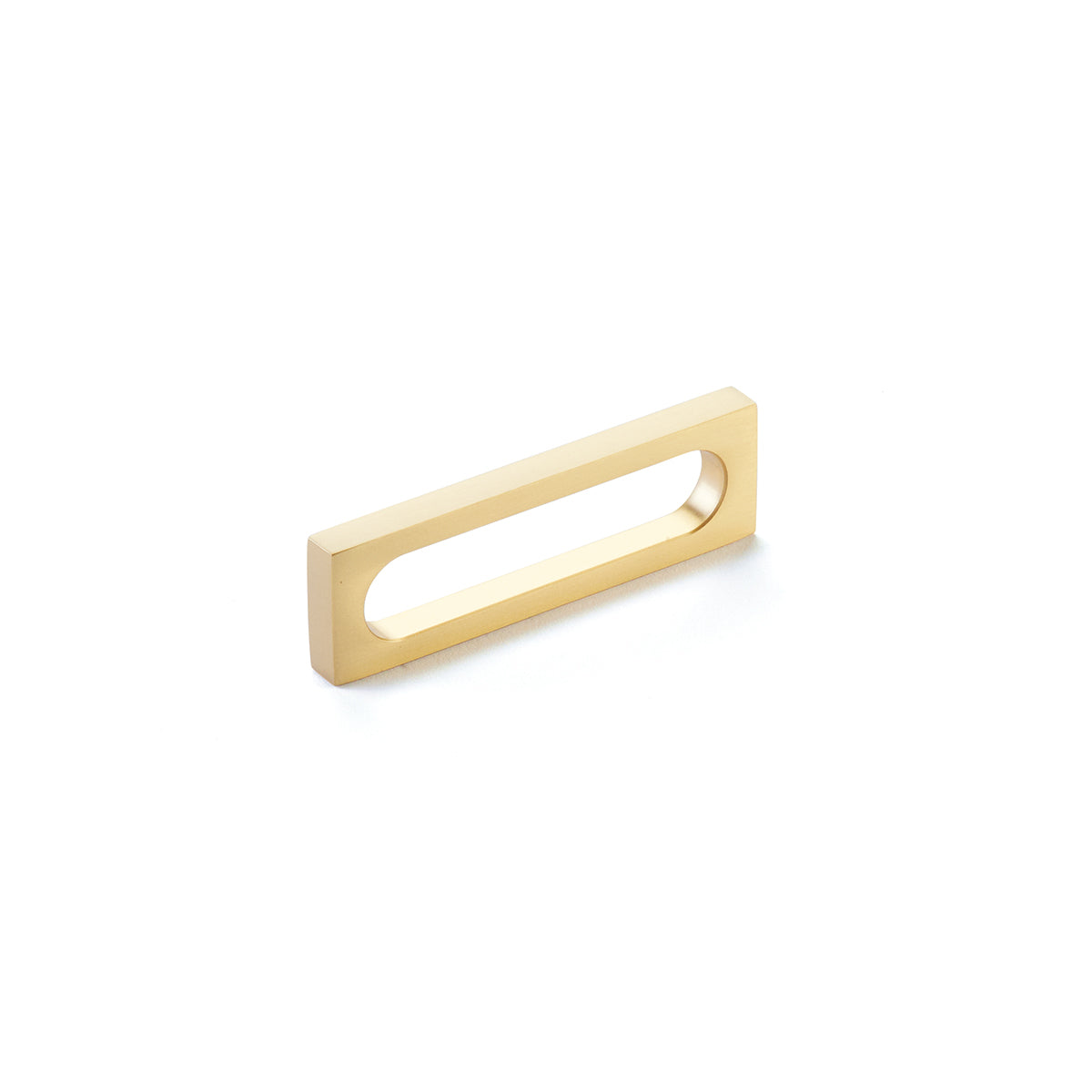 Schaub Cafe Pull 3-1/2" Modern Oval Slot