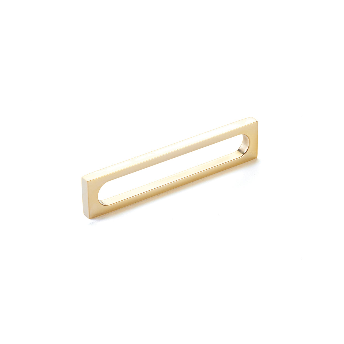 Schaub Cafe Pull 5" Unlacquered Brass