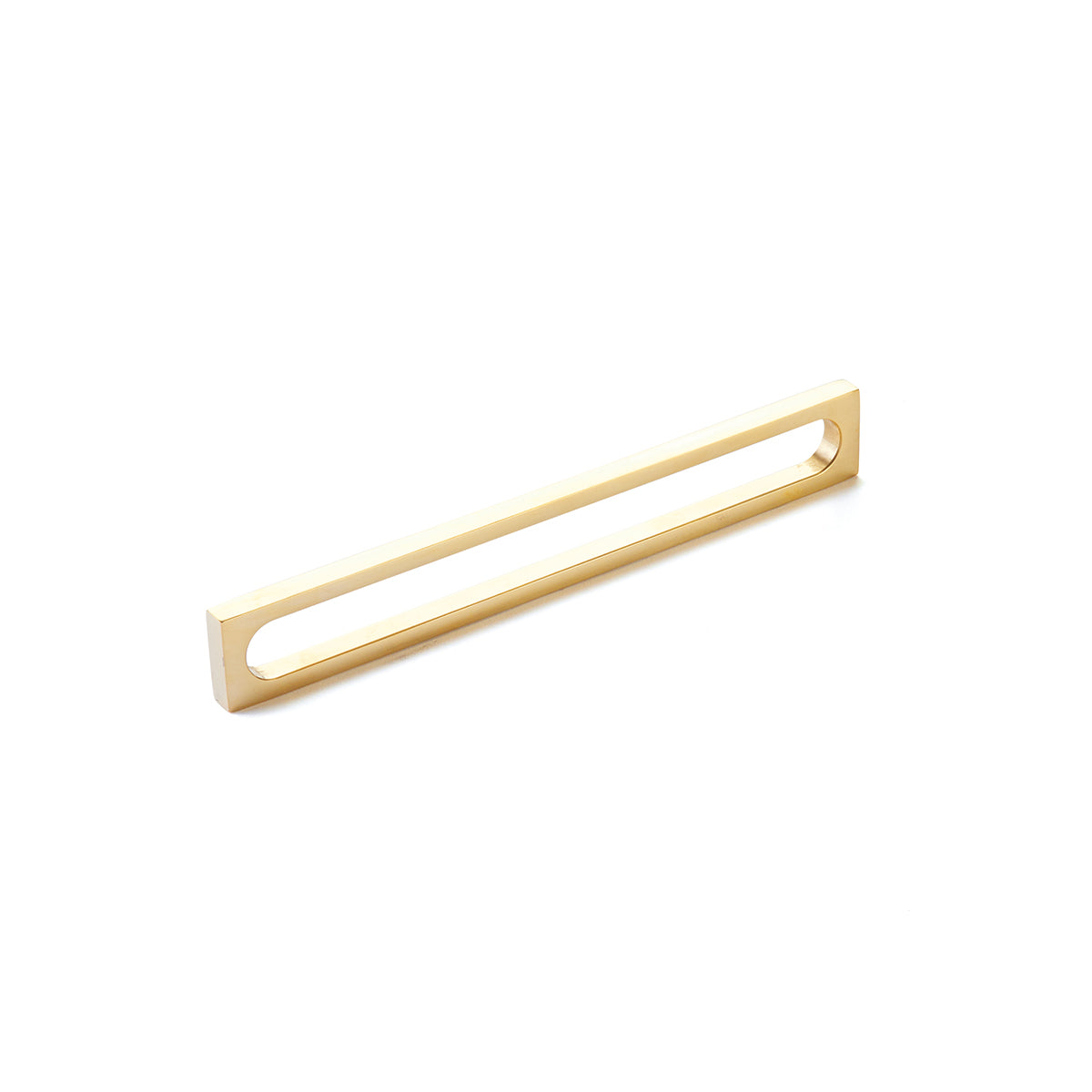 Schaub Cafe Pull 8" Unlacquered Brass
