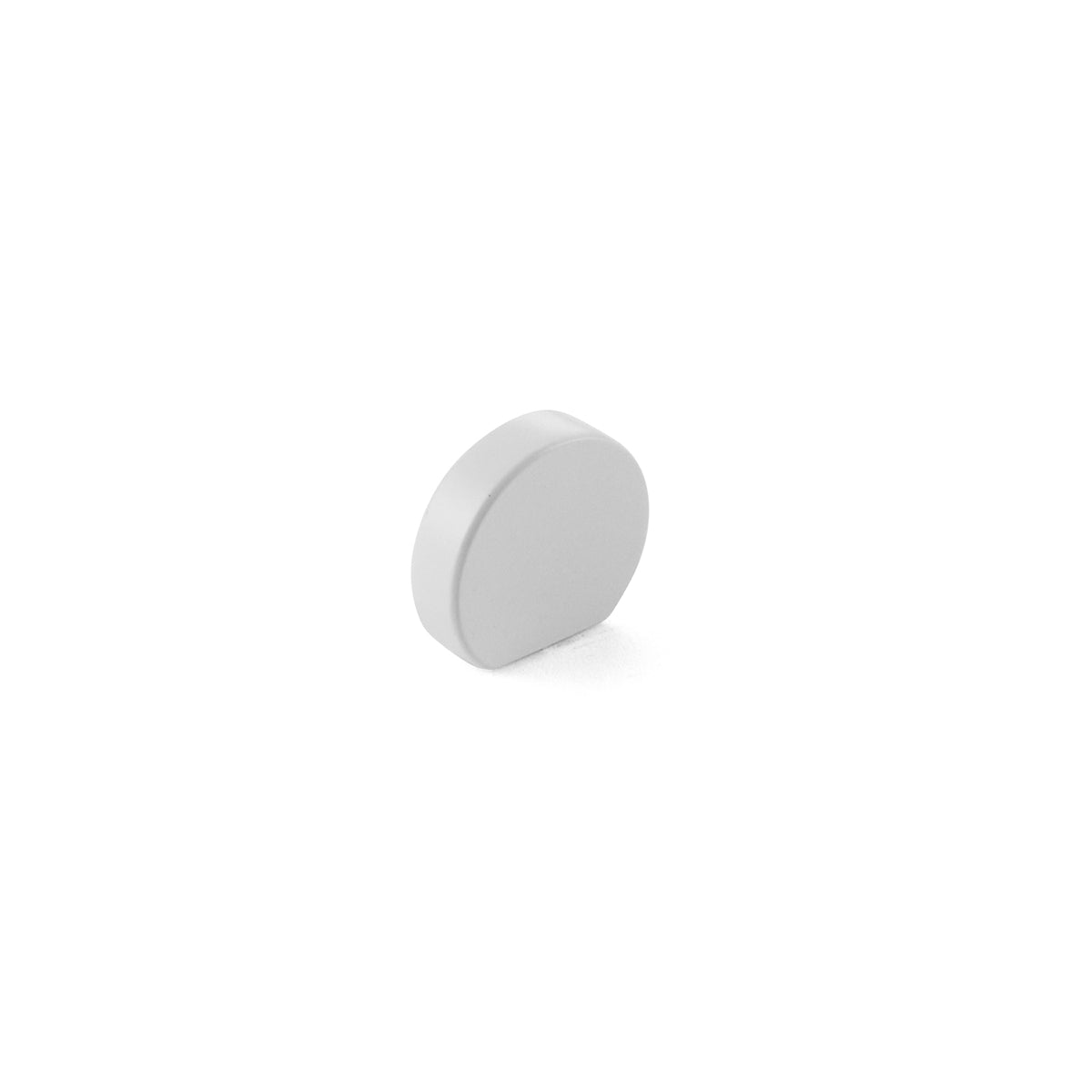 Schaub Cafe Knob 1" Width Matte White
