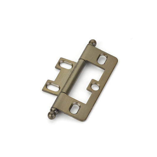 Schaub Hinge Ball Tip Non-Mortise  Antique Brass