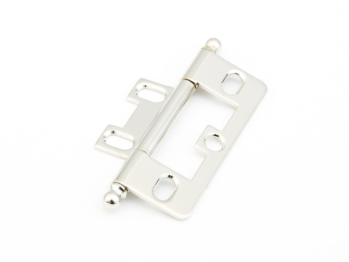 Schaub Hinge Ball Tip Non-Mortise  Polished Nickel