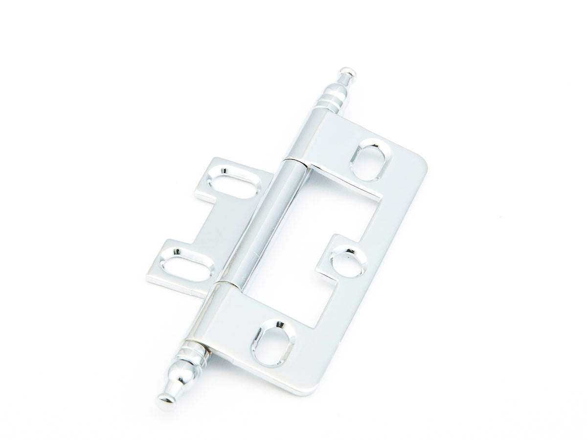 Schaub Hinge Minaret Tip Non-Mortise  Polished Chrome
