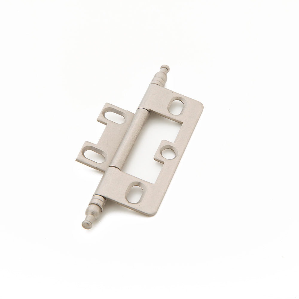 Schaub Hinge Minaret Tip Non-Mortise  Distressed Nickel