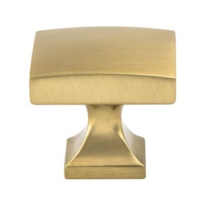 Berenson Epoch Edge Knob - Modern Brushed Gold
