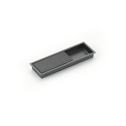Schaub Modo Rectangular Recessed Pull 6-1/4" x 2" Gun Metal