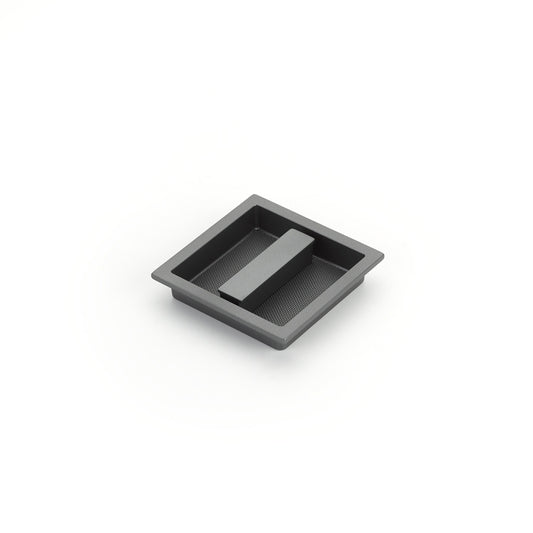 Schaub Modo Recessed Pull 3-7/8" x 3-7/8" Gun Metal