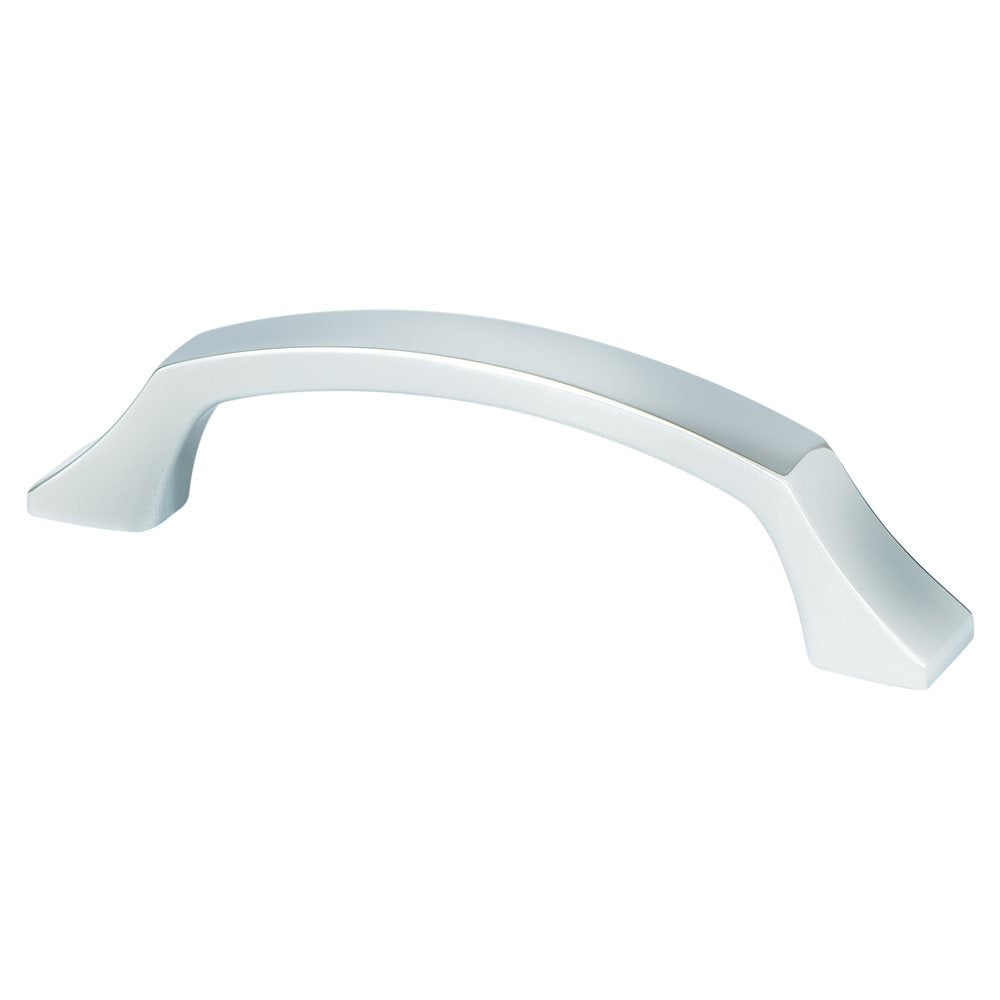 Berenson Epoch Edge Pull - 96mm (3-25/32 in) - Polished Chrome
