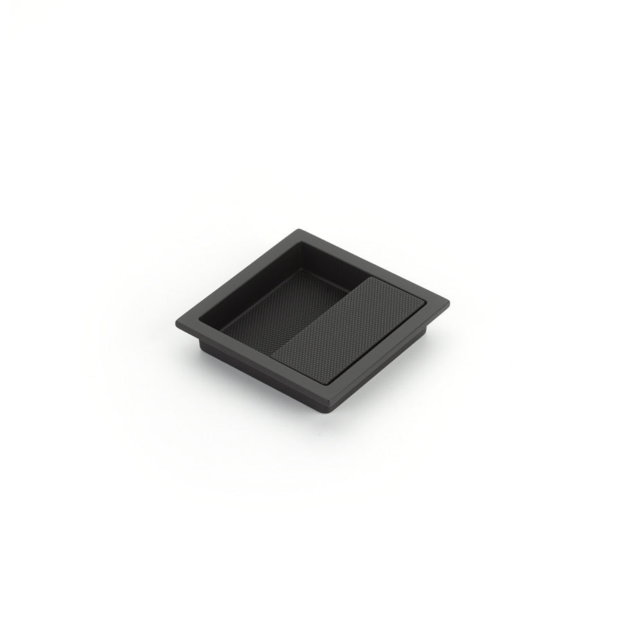 Schaub Modo Square Recessed Pull 3-7/8" x 3-7/8" Matte Black