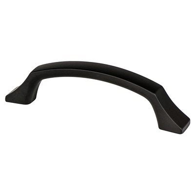 Berenson Epoch Edge Pull - 96mm (3-25/32 in) - Matte Black