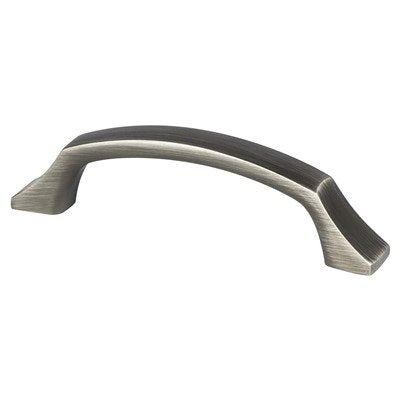 Berenson Epoch Edge Pull - 96mm (3-25/32 in) - Vintage Nickel