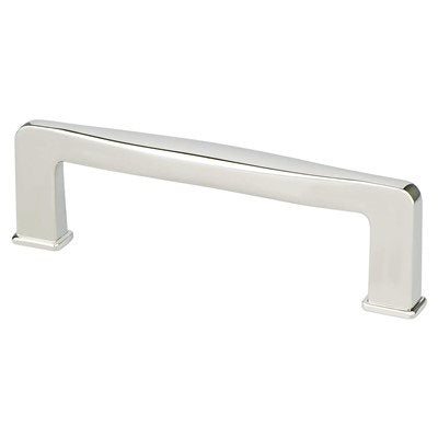 Berenson Subtle Surge Pull - 96mm (3-25/32 in) - Polished Nickel