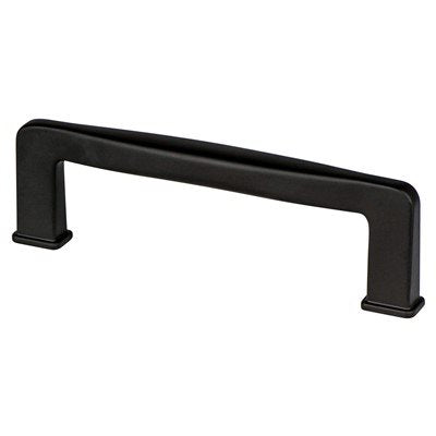Berenson Subtle Surge Pull - 96mm (3-25/32 in) - Matte Black
