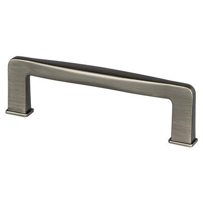 Berenson Subtle Surge Pull - 96mm (3-25/32 in) - Vintage Nickel