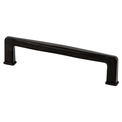Berenson Subtle Surge Pull - 128mm (5-1/16 in) - Matte Black