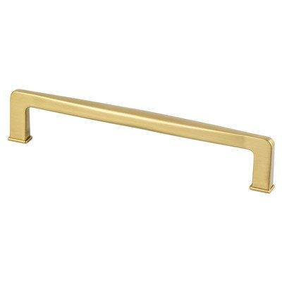 Berenson Subtle Surge Pull - 160mm (6-5/16 in) - Modern Brushed Gold