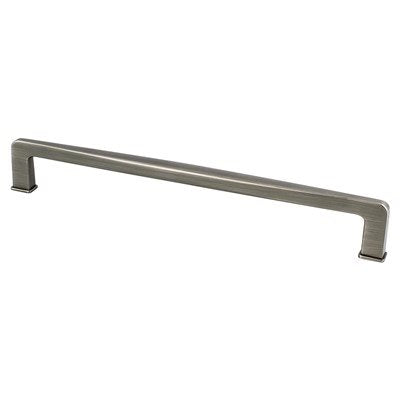 Berenson Subtle Surge Pull - 224mm (8-13/16 in) - Vintage Nickel