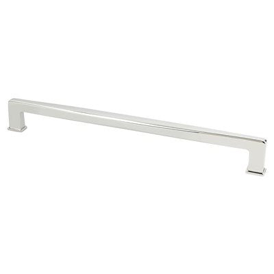 Berenson Subtle Surge Pull - 12 in (304.8mm) (Appliance Pull) - Polished Nickel