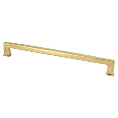 Berenson Subtle Surge Pull - 12 in (304.8mm) (Appliance Pull) - Modern Brushed Gold